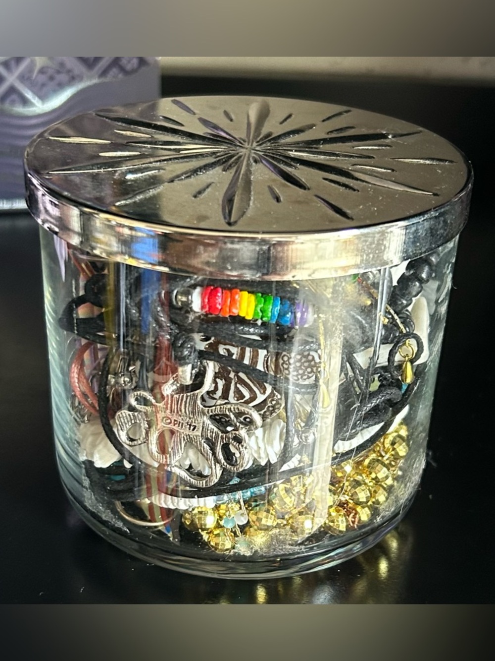 Broken Crafting Jewelry Jar